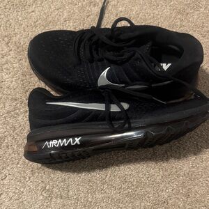 Nike Air Max Black and White Sneakers